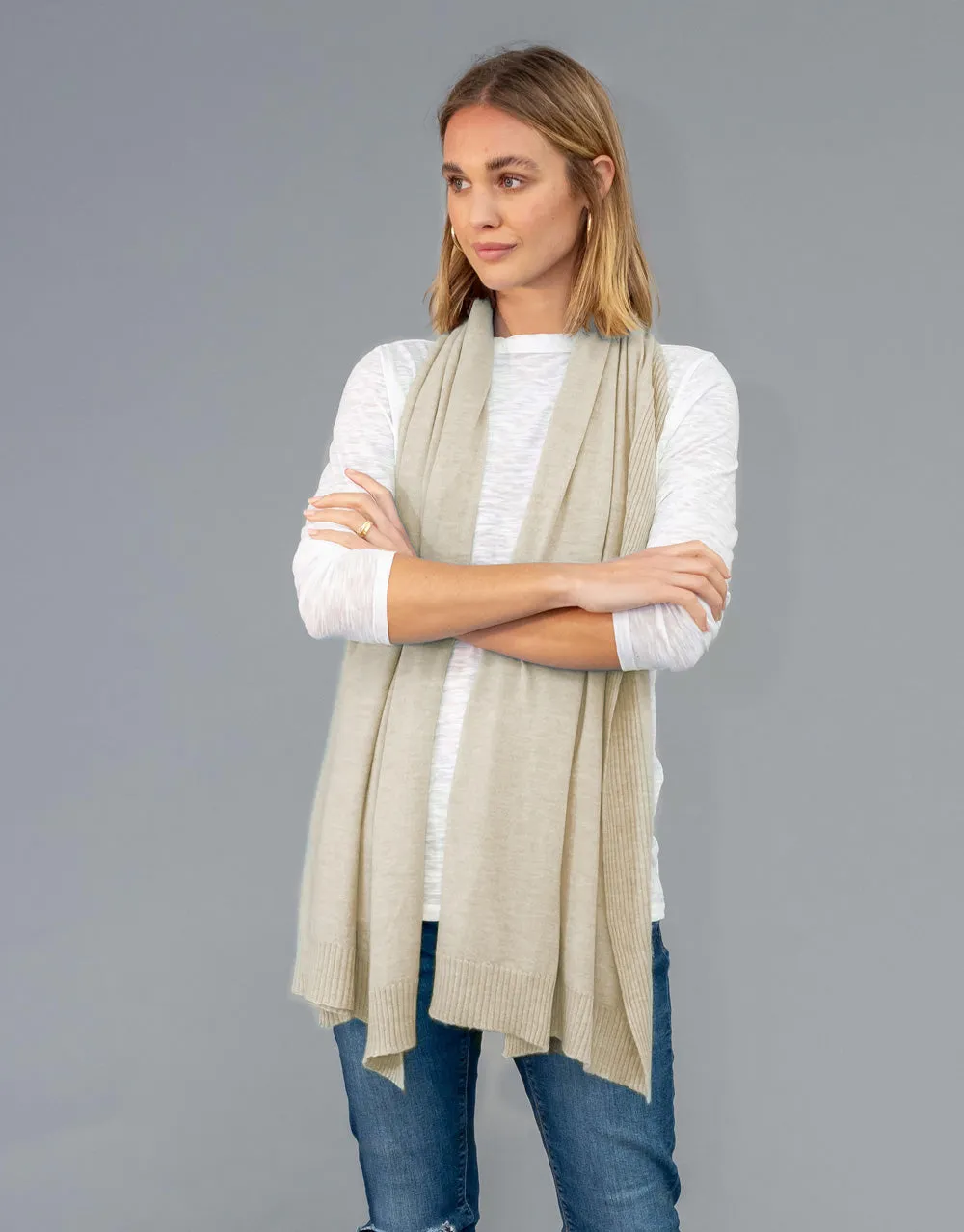 Pashmina Scarf in Beige
