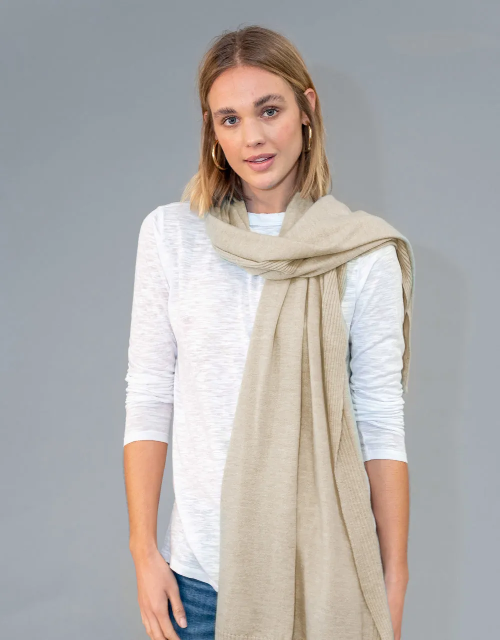Pashmina Scarf in Beige