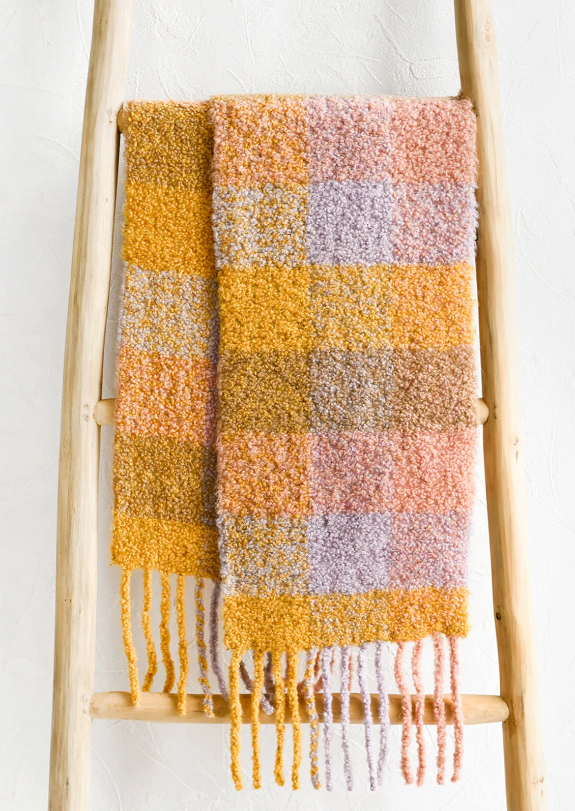 Pastel Teddy Wool Scarf