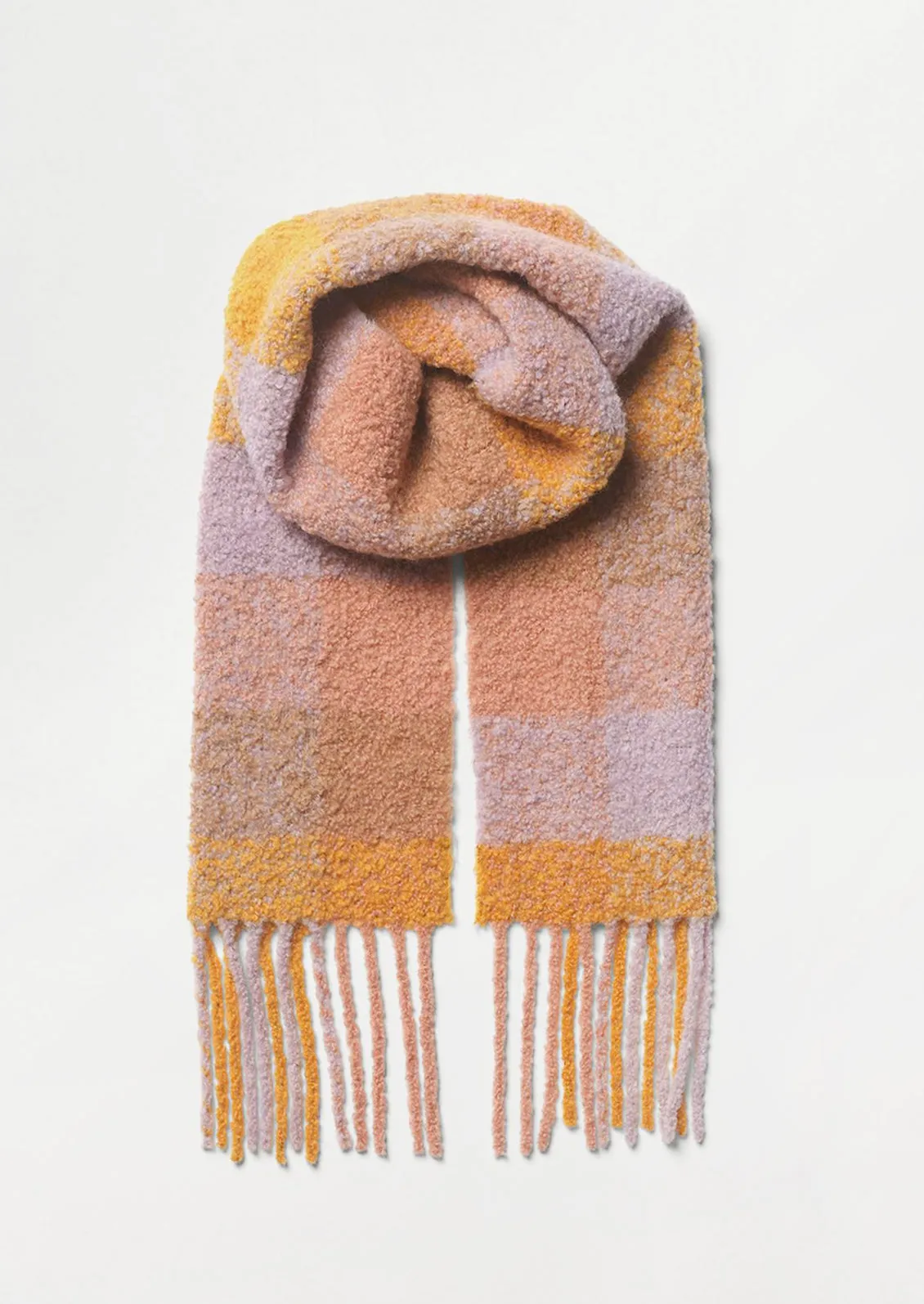 Pastel Teddy Wool Scarf