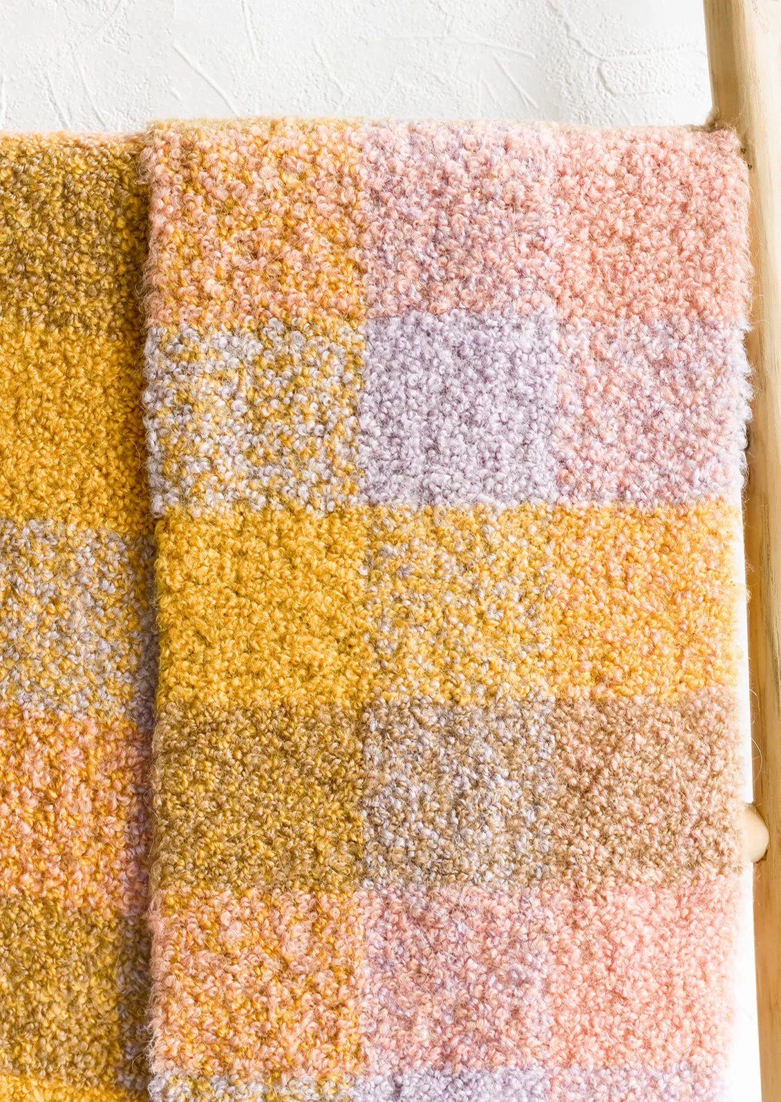 Pastel Teddy Wool Scarf