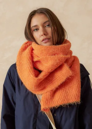 Plush Rib Knit Scarf