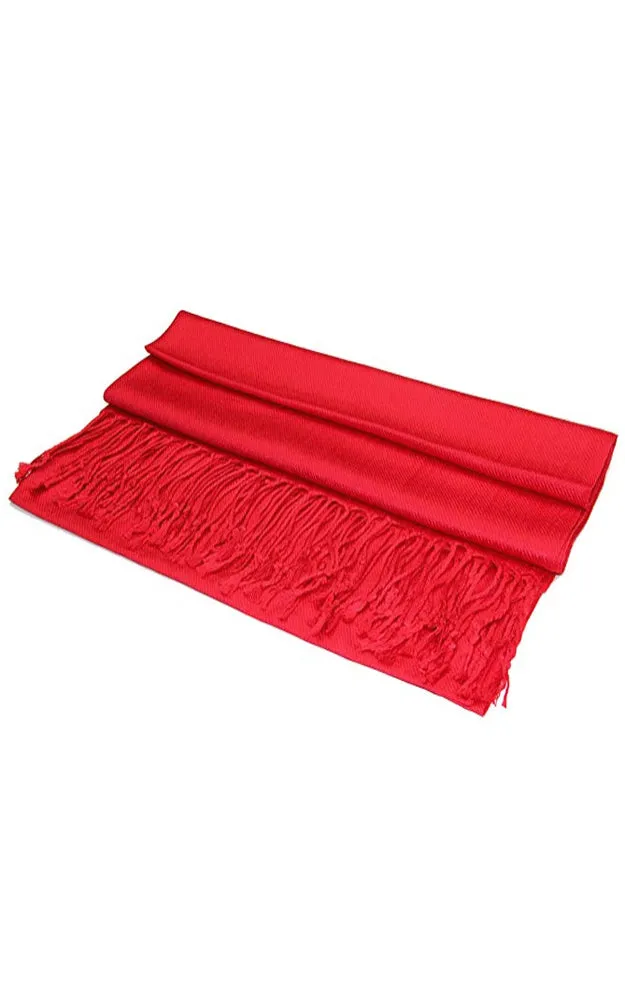 PP001-04 Red Pashmina Scarf