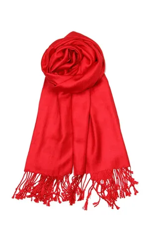 PP001-04 Red Pashmina Scarf