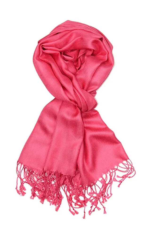 PP001-17 Coral Pashmina Scarf