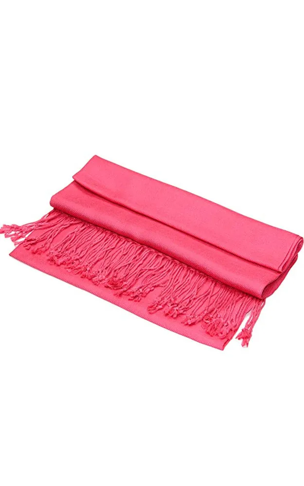 PP001-17 Coral Pashmina Scarf