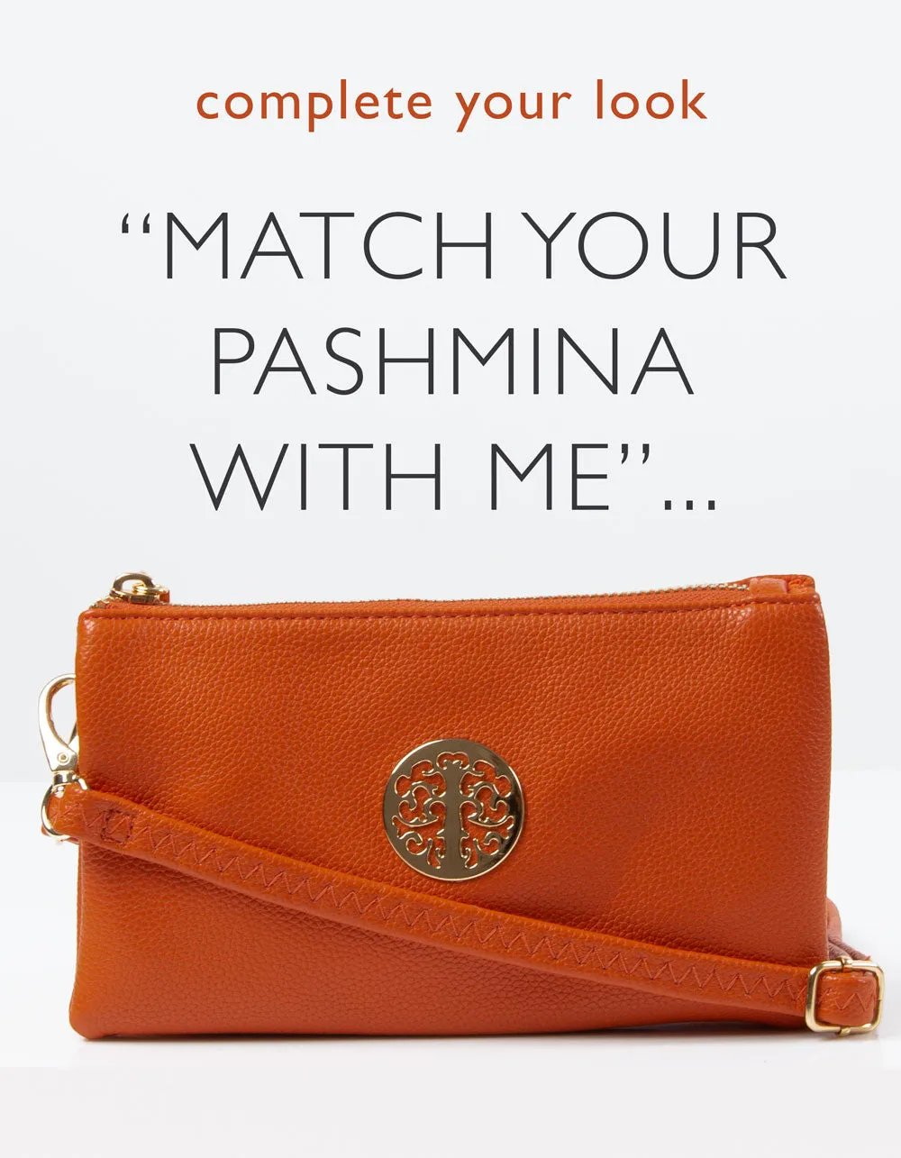 Pumpkin Orange Wedding Pashmina