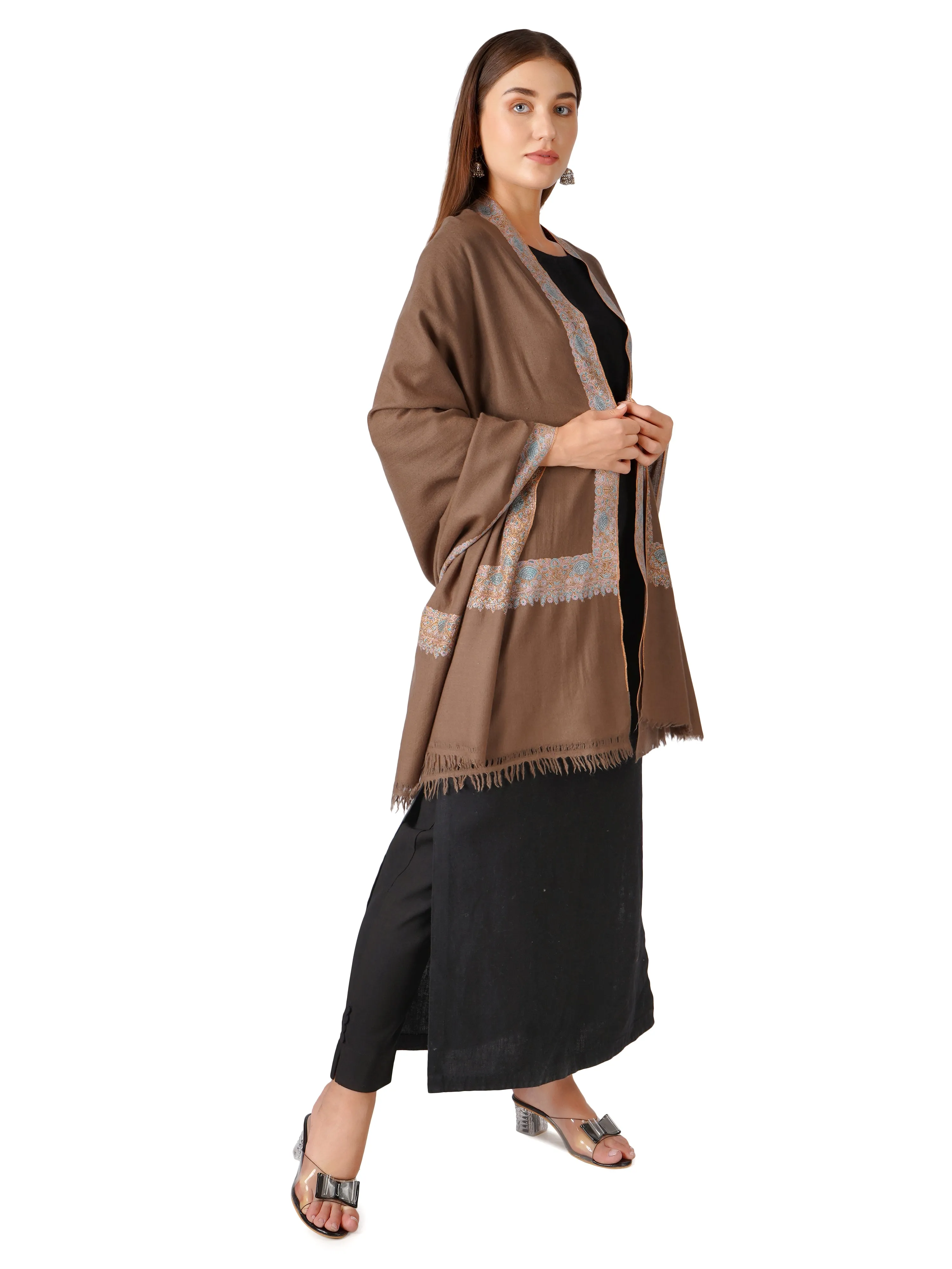 Pure Pashmina Shawl – Timeless Elegance and Warmth - Natural Toosh
