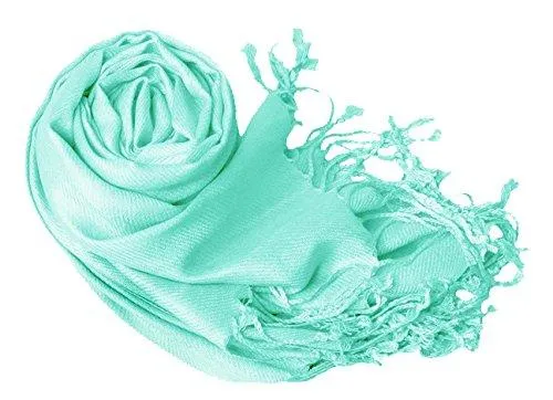 Robbins Egg Pashmina Shawl Wrap Scarf