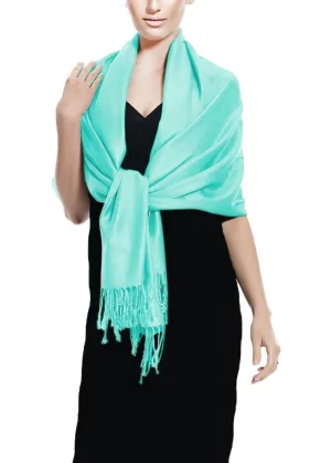 Robbins Egg Pashmina Shawl Wrap Scarf