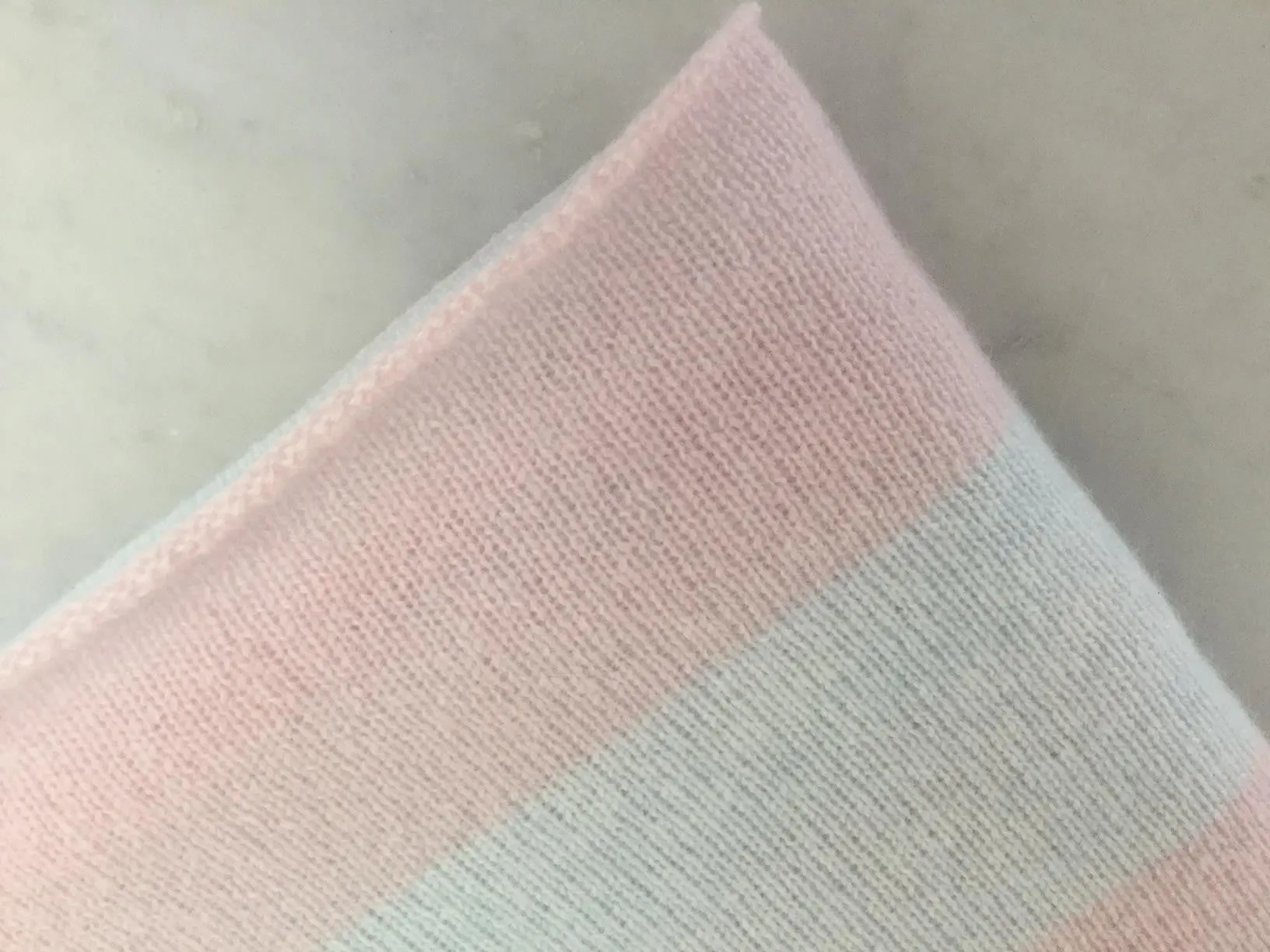 SCA Travelwrap - Ice Blue & Cherry Blossom Pink Striped