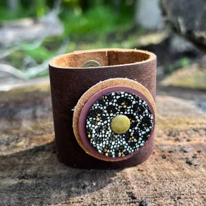 Scarf Cuff for Winter Scarves and Shawls - Brown