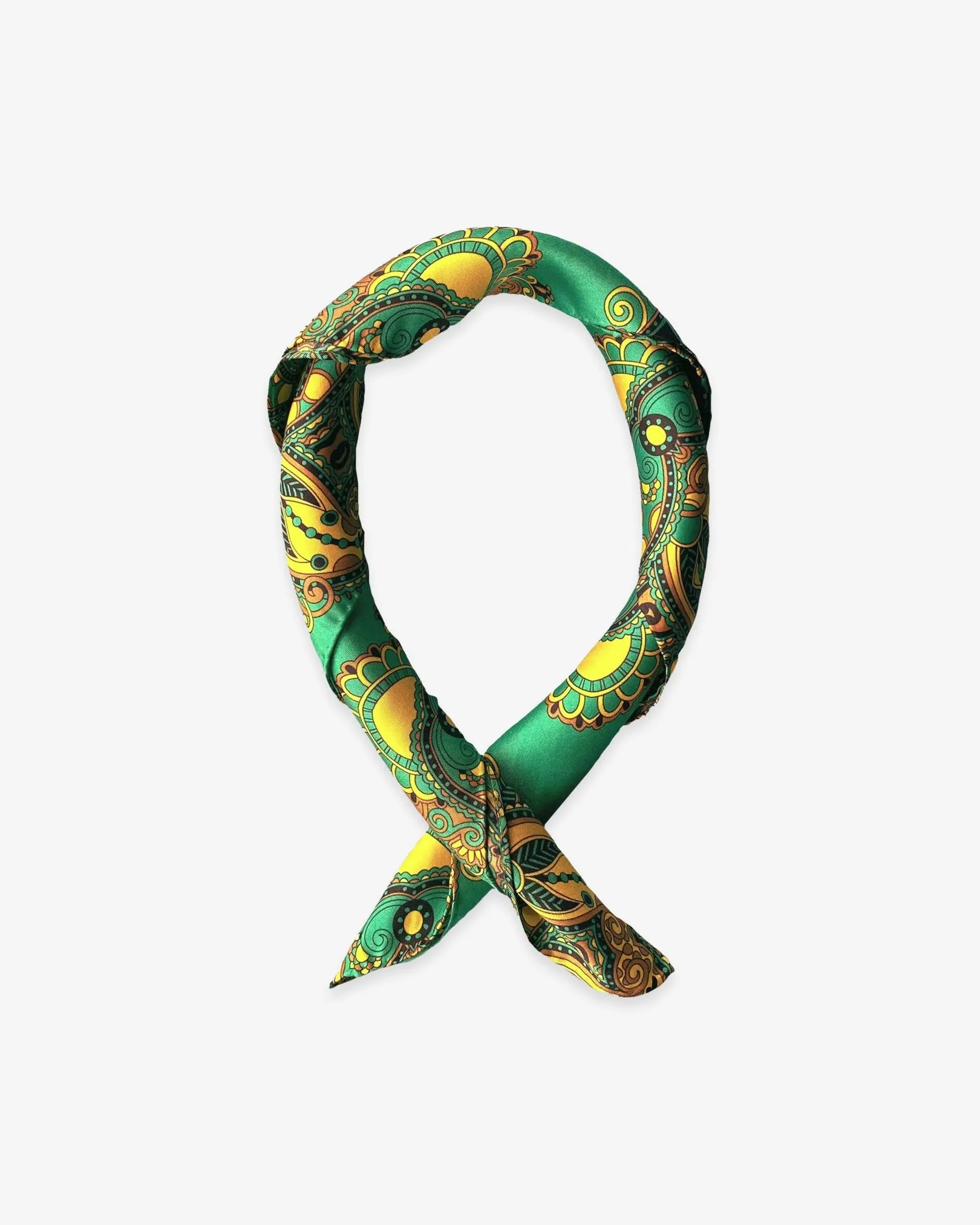 Silk Paisley Neckerchief - The Forks