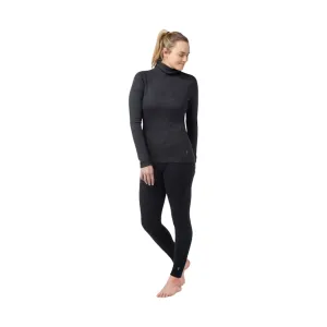 Smartwool Women's Merino Rib T-Neck - Charcoal Heather