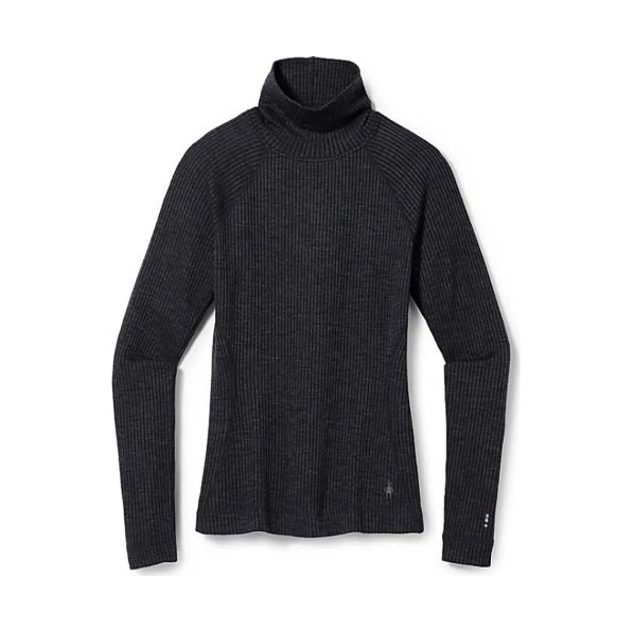 Smartwool Women's Merino Rib T-Neck - Charcoal Heather