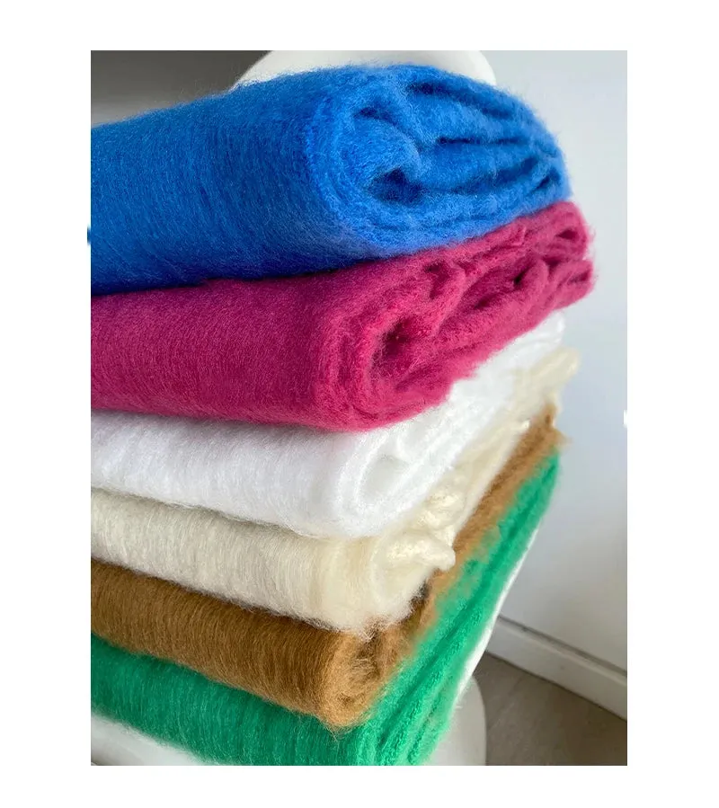 Solid Color Women Thick Shawl Winter Warm Fashion Pashmina Scarf