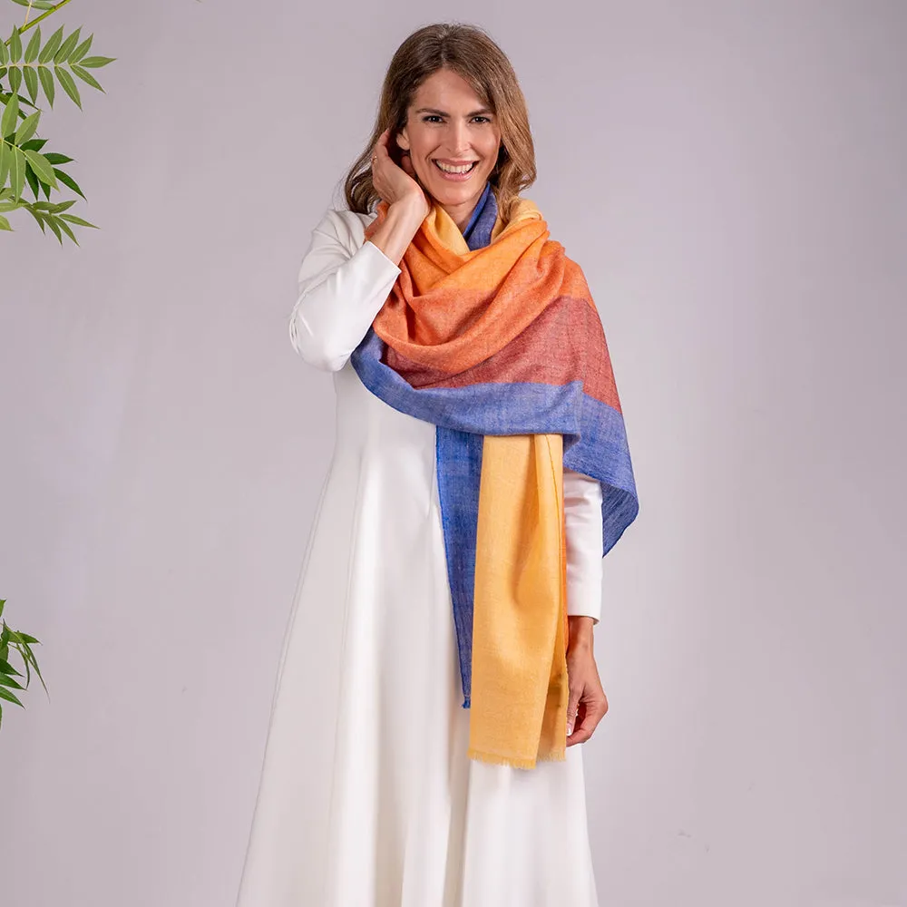 Sundown Pashmina Cashmere Shawl