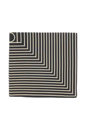 Toteme silk signature monogram scarf