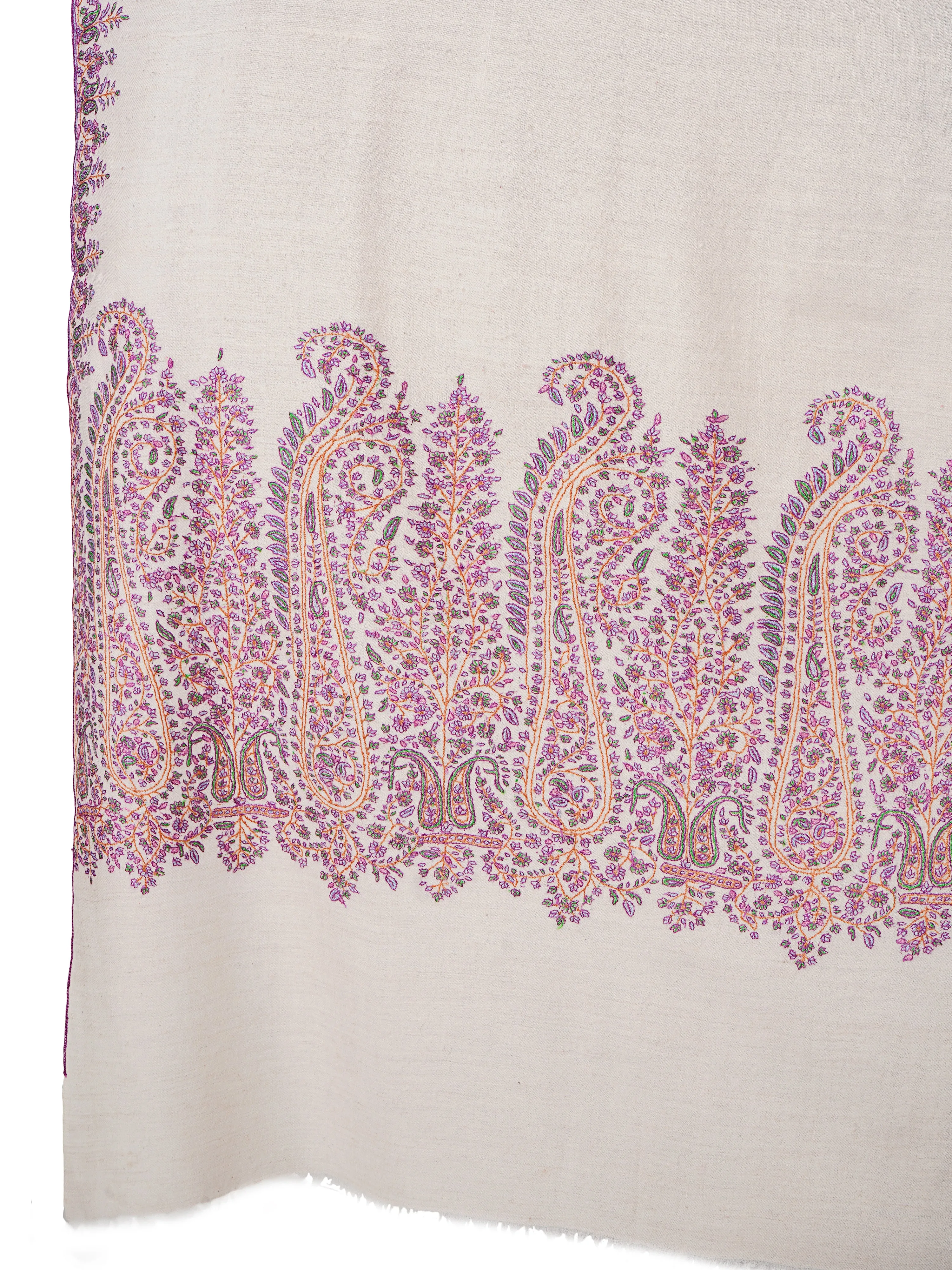 Versatile Pashmina Shawl – Day to Night Fashion - Off White
