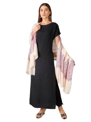 Versatile Pashmina Shawl – Day to Night Fashion - Off White
