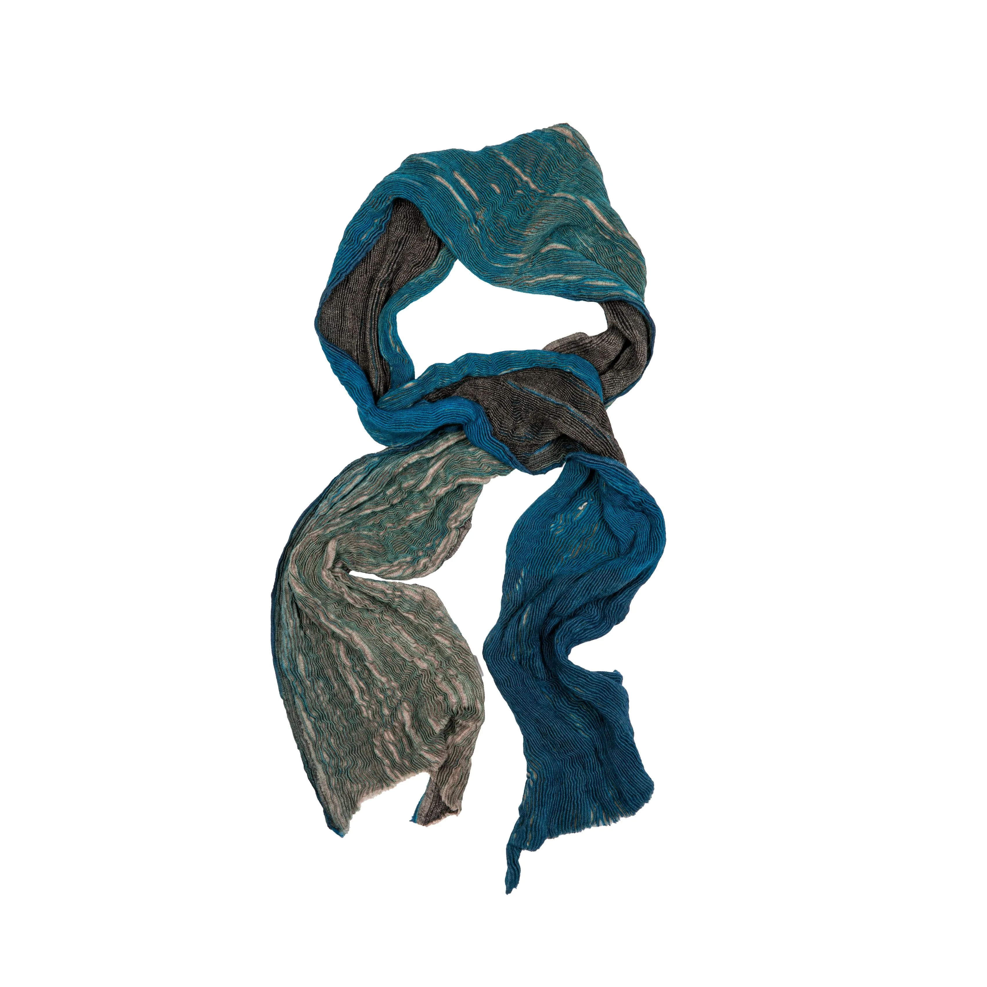 WOOL SHIBORI SCARF