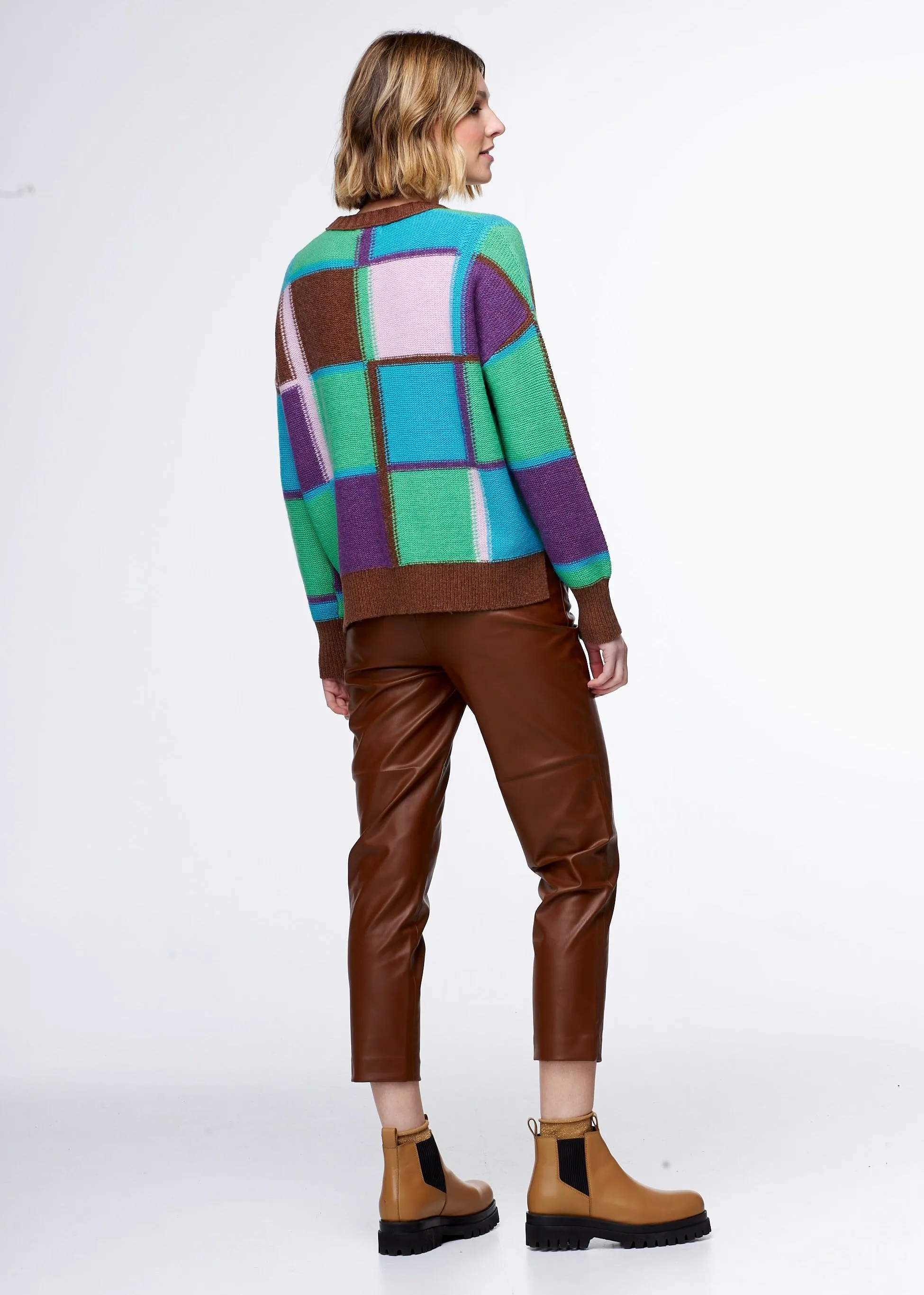 Zaket & Plover Squared Jumper - Timber